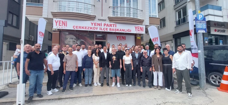 Yeni Parti Çerkezköy’de sandık başına gitti