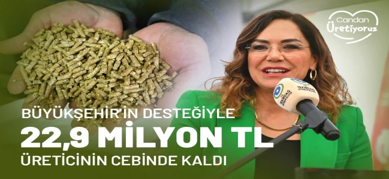Büyükşehir’den küçükbaş hayvancılığa 22,9 milyon TL’lik destek