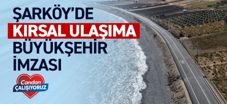 Şarköy’de kırsal yollar yenileniyor: 10 kilometrelik güzergâh tamamlandı