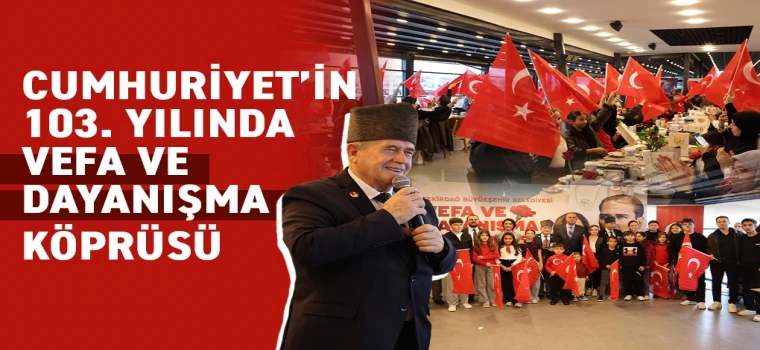 Tekirdağ’da şehit aileleri ve gaziler için anlamlı buluşma