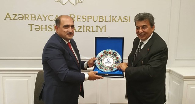 ÇOSB YÖNETİMİ AZERBAYCAN’A GİTTİ