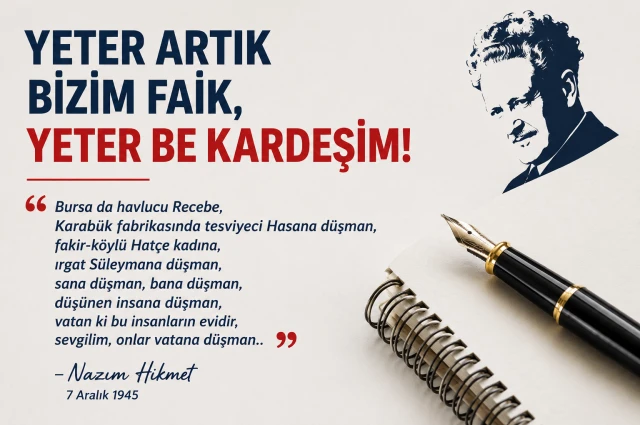 YETER ARTIK BİZİM FAİK, YETER BE KARDEŞİM!
