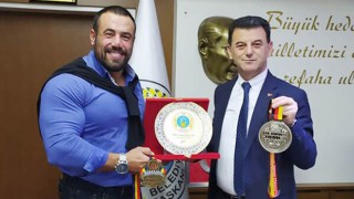 AVRUPA ŞAMPİYONU’NDAN ÇETİN’E ZİYARET