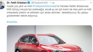 ERBAKAN: “DAHA İYİSİNİ BİZ ÜRETECEĞİZ!”