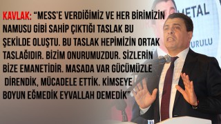 KAVLAK: “FİTİLİ 3 OCAK’TA ATEŞLEYECEĞİZ”