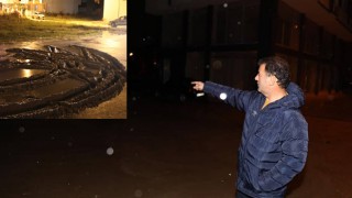 YENİ DÖKÜLMÜŞ BETONA ZARAR VERDİLER