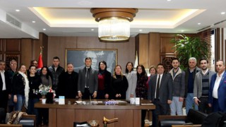 CHP İLÇE TEŞKİLATI’NDAN BAŞKAN AKAY’A ZİYARET