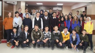 ÖĞRENCİLERDEN BAŞKAN MUSTAFA ÇETİN'E ZİYARET