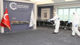 ÇOSB KORONAVİRÜSÜNE ÖNLEM ALDI