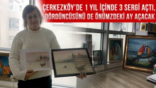 DOĞADA GÖRDÜĞÜ HER NESNEYİ TUVALE, TİTİZLİKLE AKTARIYOR