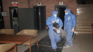 ESNAFLAR DEZENFEKTE EDİLDİ