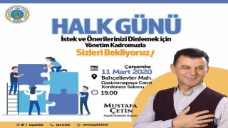 MUSTAFA ÇETİN HALK TOPLANTISI YAPACAK