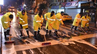 BÜYÜKŞEHİRİN VİRÜSLE MÜCADELE ÇALIŞMALARI SÜRÜYOR