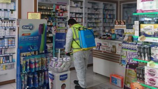 ECZANELER DEZENFEKTE EDİLDİ