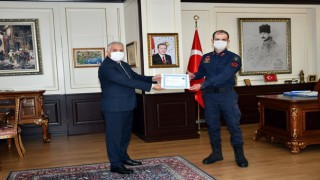 JANDARMA VE POLİSE BAŞARI BELGESİ