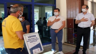 AKAY BELEDİYE PERSONELİ İLE BAYRAMLAŞTI