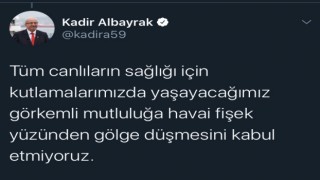 BÜYÜKŞEHİR HAVAİ FİŞEK KULLANMAYACAK