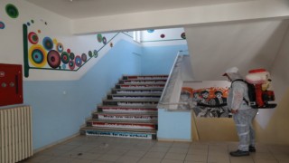 KAPAKLI’DA OKULLAR DEZENFEKTE EDİLDİ