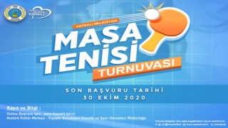 MASA TENİSİ TURNUVASI DÜZENLENECEK