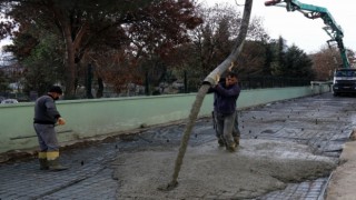 ÇERKEZKÖY’DE YOL ÇALIŞMALARI SÜRÜYOR