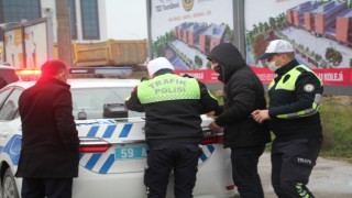 KIŞ LASTİĞİ TAKMAYANLARA CEZA YAZILDI