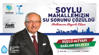 SOYLU MAHALLESİ'NİN İÇME SUYU SORUNU KALICI OLARAK ÇÖZÜLDÜ