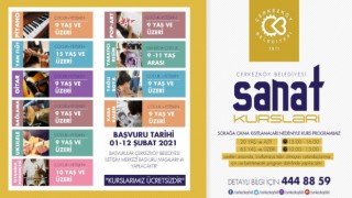 ÇERKEZKÖY'DE KÜLTÜR SANAT KURSLARI KAYITLARI BAŞLIYOR