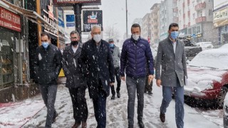 ÇETİNTAŞ VE YÖNETİMİ ESNAFI DİNLEDİ