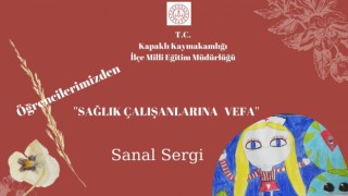 SAĞLIK ÇALIŞANLARI İÇİN ÇİZİLEN RESİMLER SANAL ORTAMA TAŞINDI