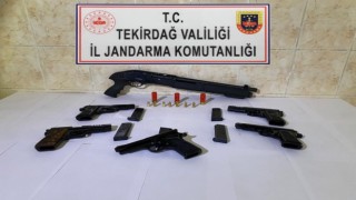 VELİKÖY'DE BULUNAN ŞÜPHELİ ARAÇTA CEPHANE ÇIKTI