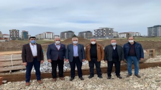 ÇETİNTAŞ’TAN TEPE CAMİİ İNŞAATINA ZİYARET