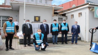 ÇOSB, 350 KOLİ BAĞIŞ YAPTI