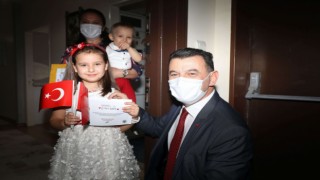 DERECEYE GİREN ÖĞRENCİLERE ÖDÜLLERİ VERİLDİ