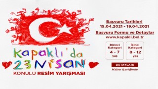 “KAPAKLI’DA 23 NİSAN” KONULU RESİM YARIŞMASI DÜZENLENECEK