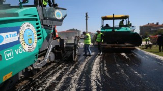 SICAK ASFALT ÇALIŞMALARI YENİDEN BAŞLADI