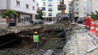 ÇERKEZKÖY’DE ALTYAPI ÇALIŞMALARI DEVAM EDİYOR