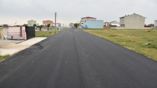 KARAAĞAÇ’TA ASFALT ÇALIŞMASI YAPILDI