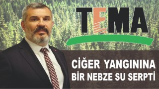 AHMET ÇETİN’DEN ORMAN YANGINLARI SONRASI 1500 FİDAN BAĞIŞI