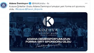 KOZUVA, ADANA DEMİRSPOR’A SPONSOR OLDU