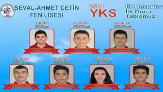 SEVAL-AHMET ÇETİN FEN LİSESİ ÖĞRENCİSİNDEN TÜRKİYE DERECESİ