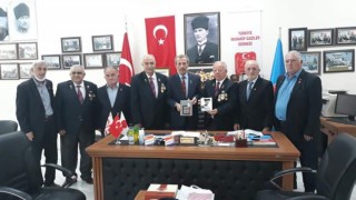 ÇORLULU GAZİLER DERNEĞİ YÖNETİMİNDEN, KAPAKLI GAZİLER TEMSİLCİLİĞİNE ZİYARET