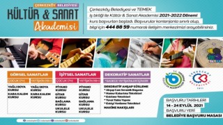 KÜLTÜR VE SANAT AKADEMİSİ KURSLARI BAŞLIYOR