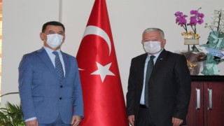 MUSTAFA ÇETİN’DEN KAYMAKAM DURU’YA ZİYARET