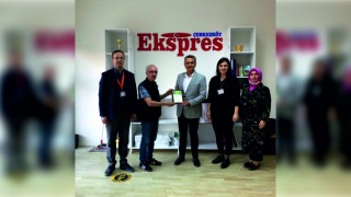 OPTİMED’TEN GAZETEMİZE 4. KURULUŞ YILDÖNÜMÜ KUTLAMA ZİYARETİ