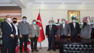 YILMAZ VE YÖNETİMİNDEN KAYMAKAM DURU’YA ZİYARET