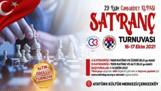 29 EKİM CUMHURİYET KUPASI SATRANÇ TURNUVASI KAYITLARI BAŞLADI