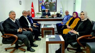 AK PARTİ İLÇE YÖNETİMİ, MÜFTÜ İDRİS ÇAKMATAŞ’I ZİYARET ETTİ