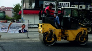 VATAN CADDESİ’NDE SICAK ASFALT YOL ÇALIŞMALARI BAŞLADI