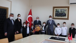 BAŞAKŞEHİR OKULLARINDAN KAYMAKAM DURU’YA HAYIRLI OLSUN ZİYARETİ