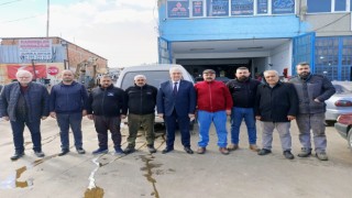 ÇETİNTAŞ, SANAYİ SİTESİ YAPI KOOPERATİFİNİ ZİYARET ETTİ